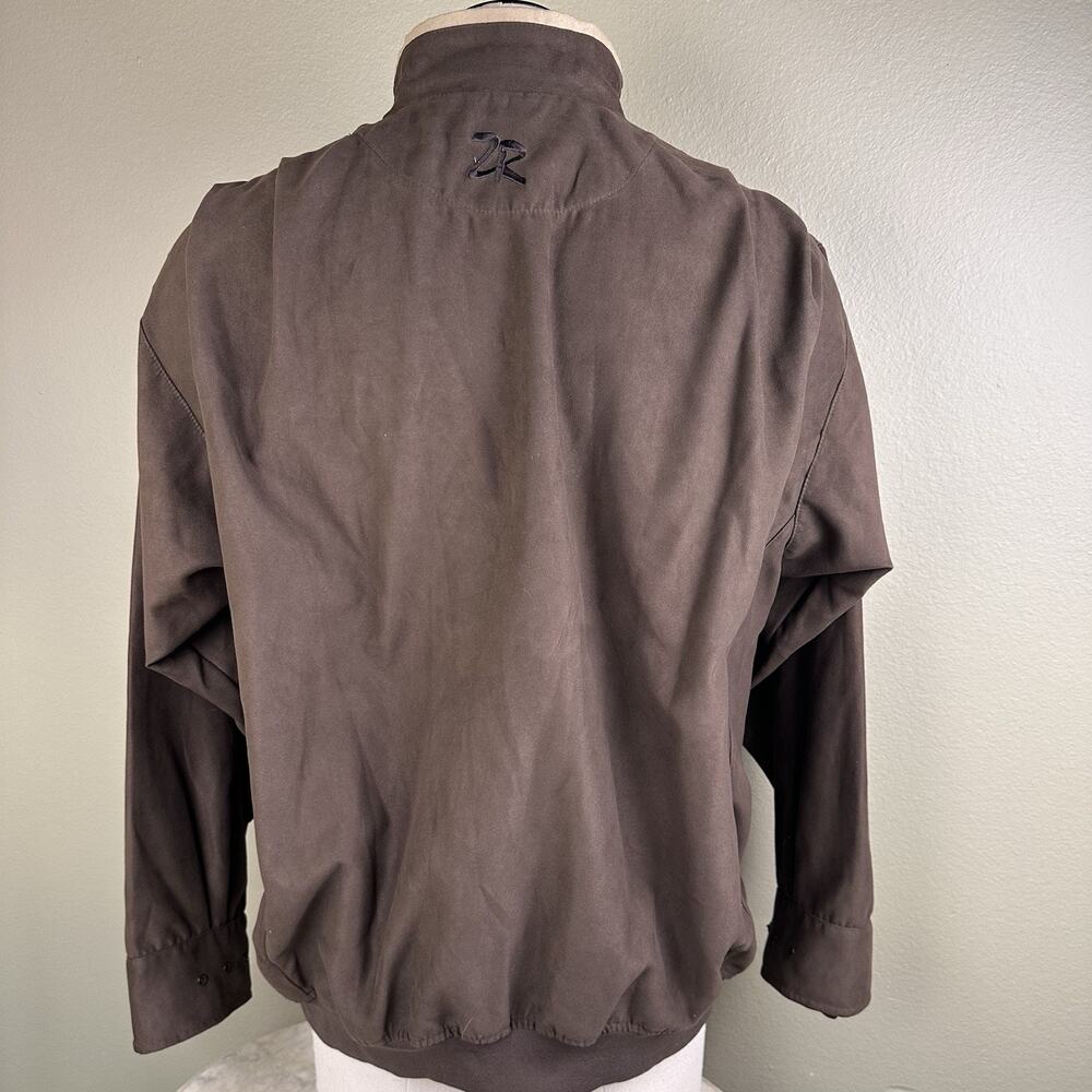 Zero Restriction 1/4 Zip Pullover Jacket Men L Br… - image 8